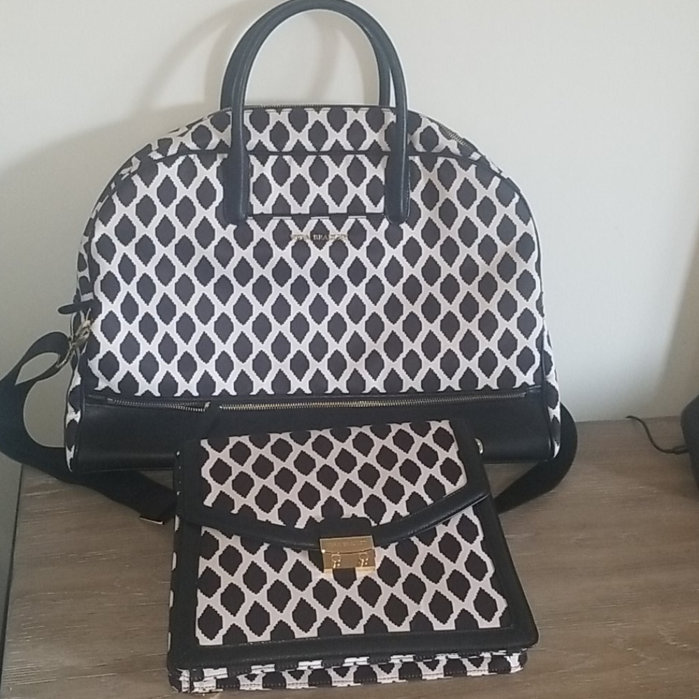Vera Bradley Ikat Spots Crossbody and Travel Bag